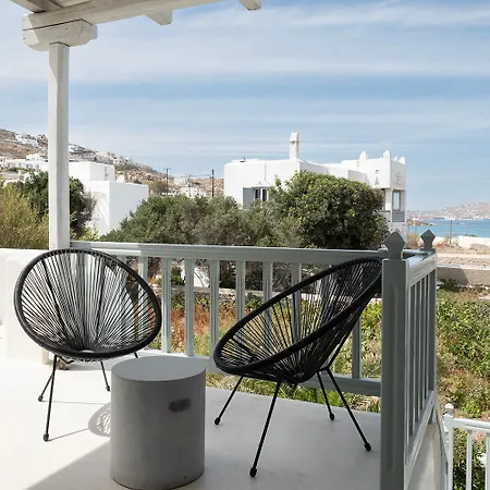 Mykonian Style W Shared Pool & Nighttime Security Guard Apartament